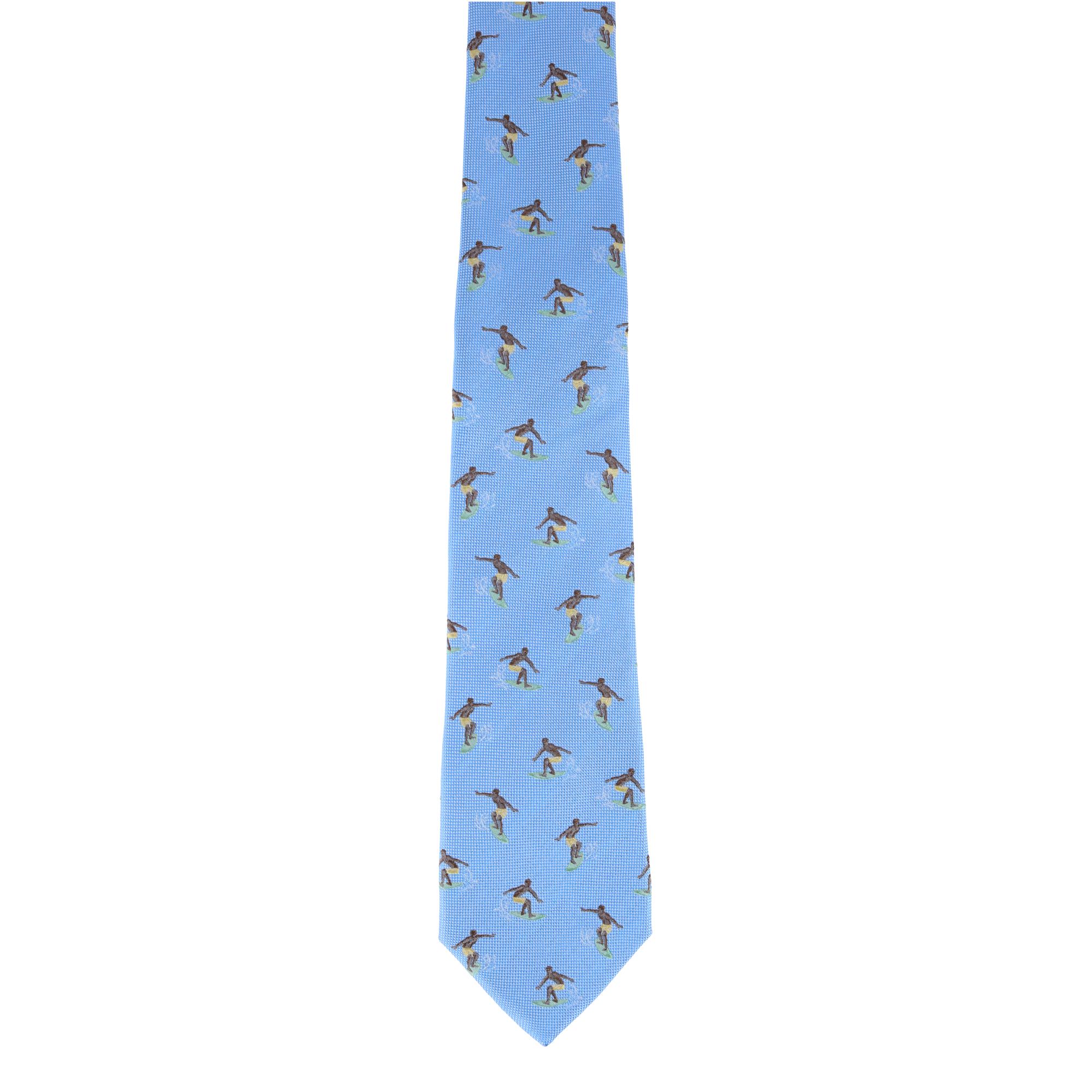 Raglan Surfing Novelty Silk Necktie