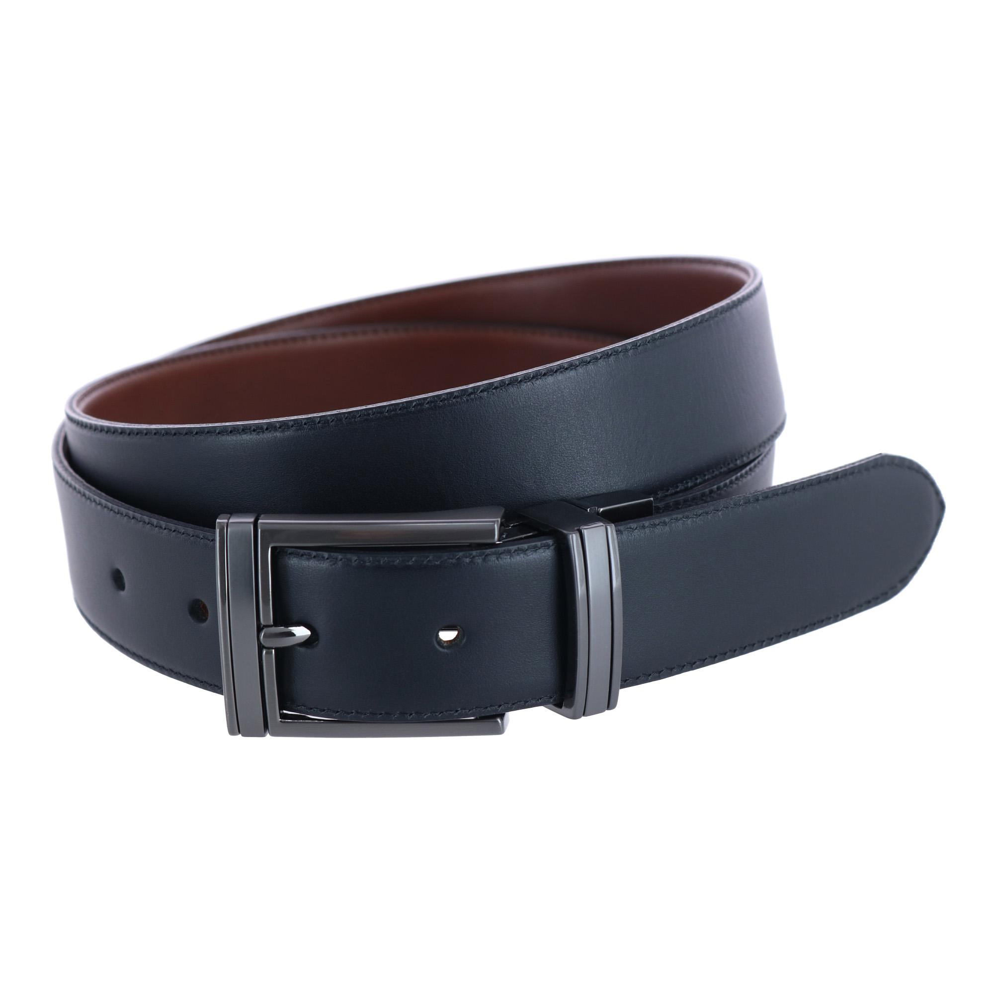 Maverick Reversible Leather Dress Belt