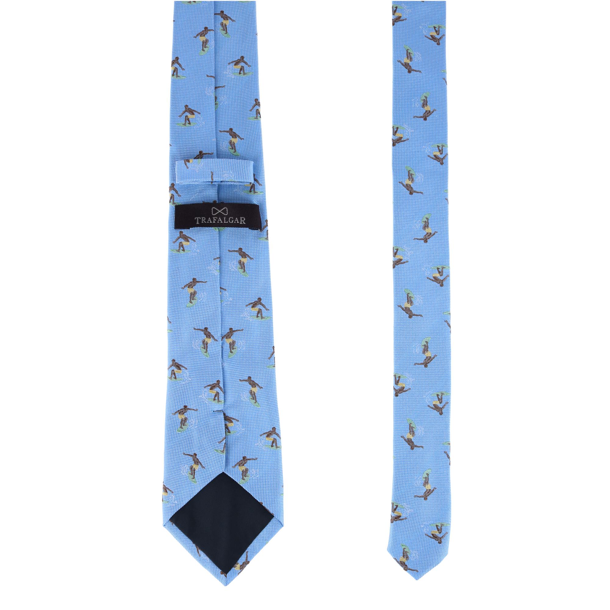 Raglan Surfing Novelty Silk Necktie