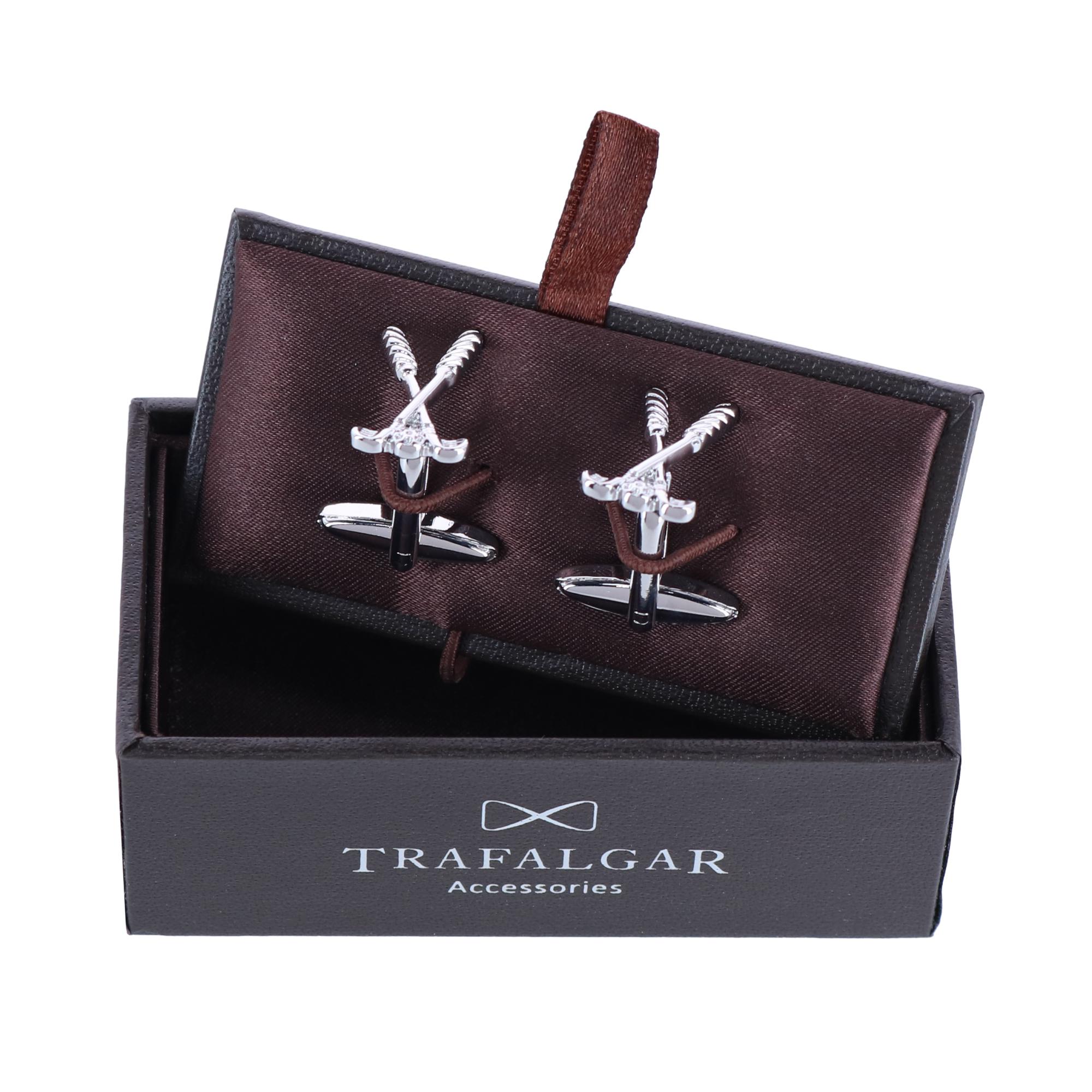 Hole In One Golf Clubs Novelty Cufflinks (1 Pair)