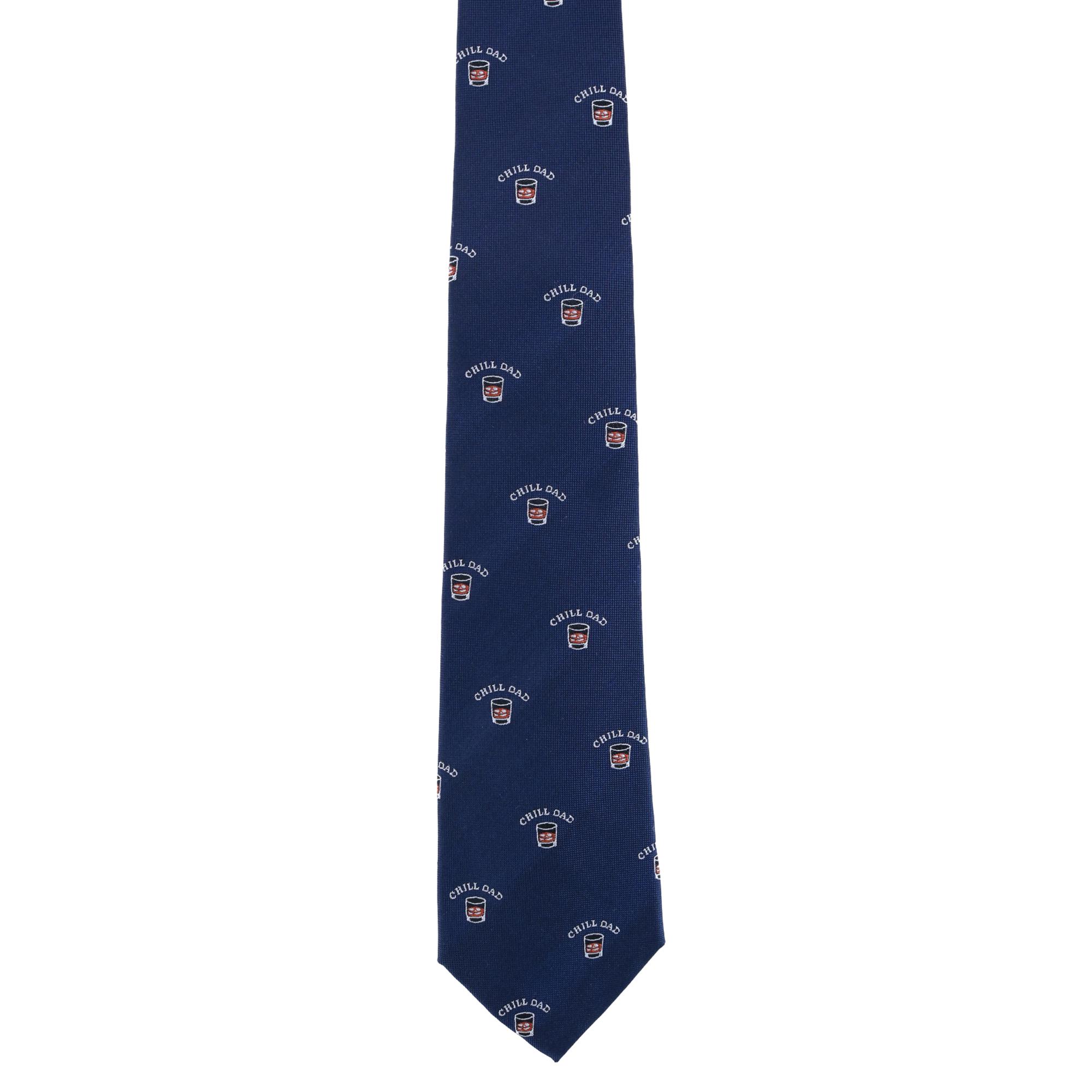 Chill Dad Novelty Silk Necktie