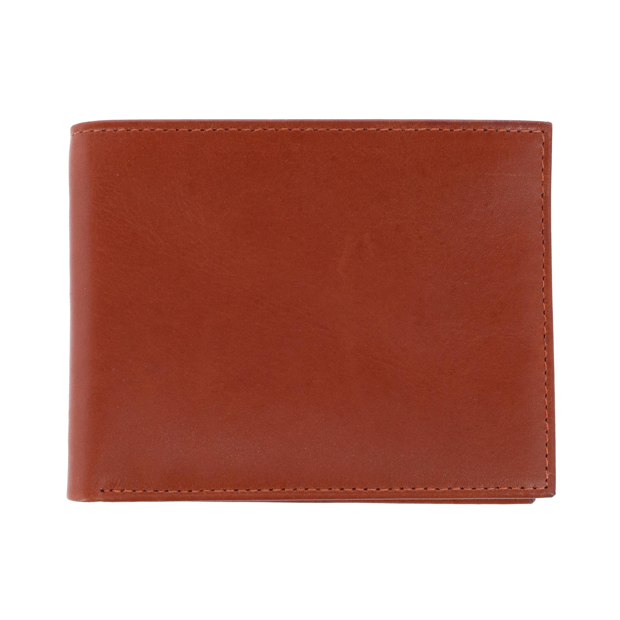 Sergio Genuine Leather RFID Bi-Fold Passcase Wallet