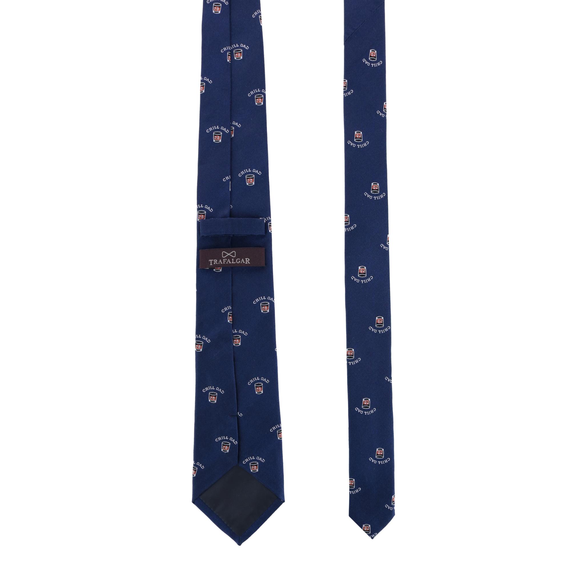 Chill Dad Novelty Silk Necktie