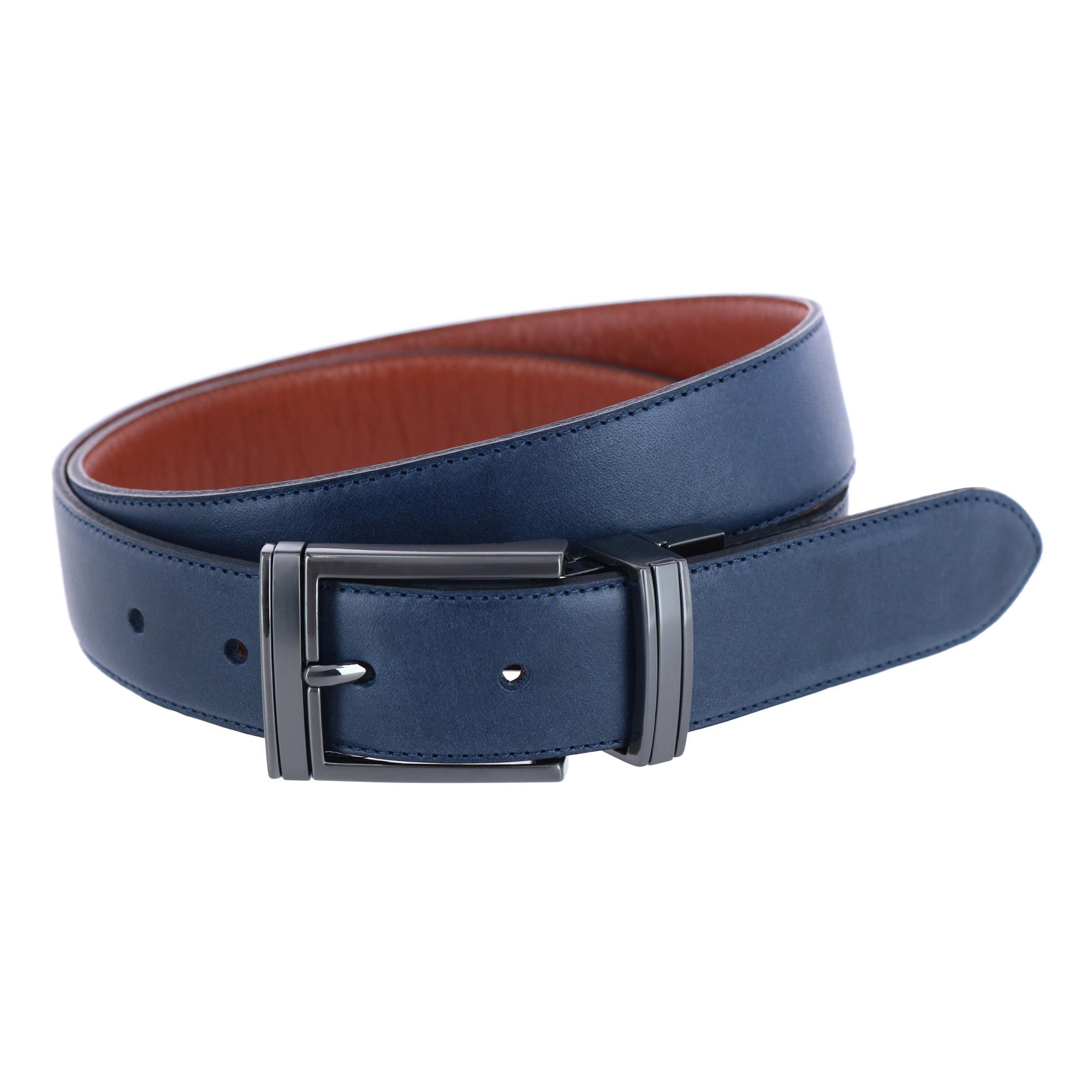 Maverick Reversible Leather Dress Belt