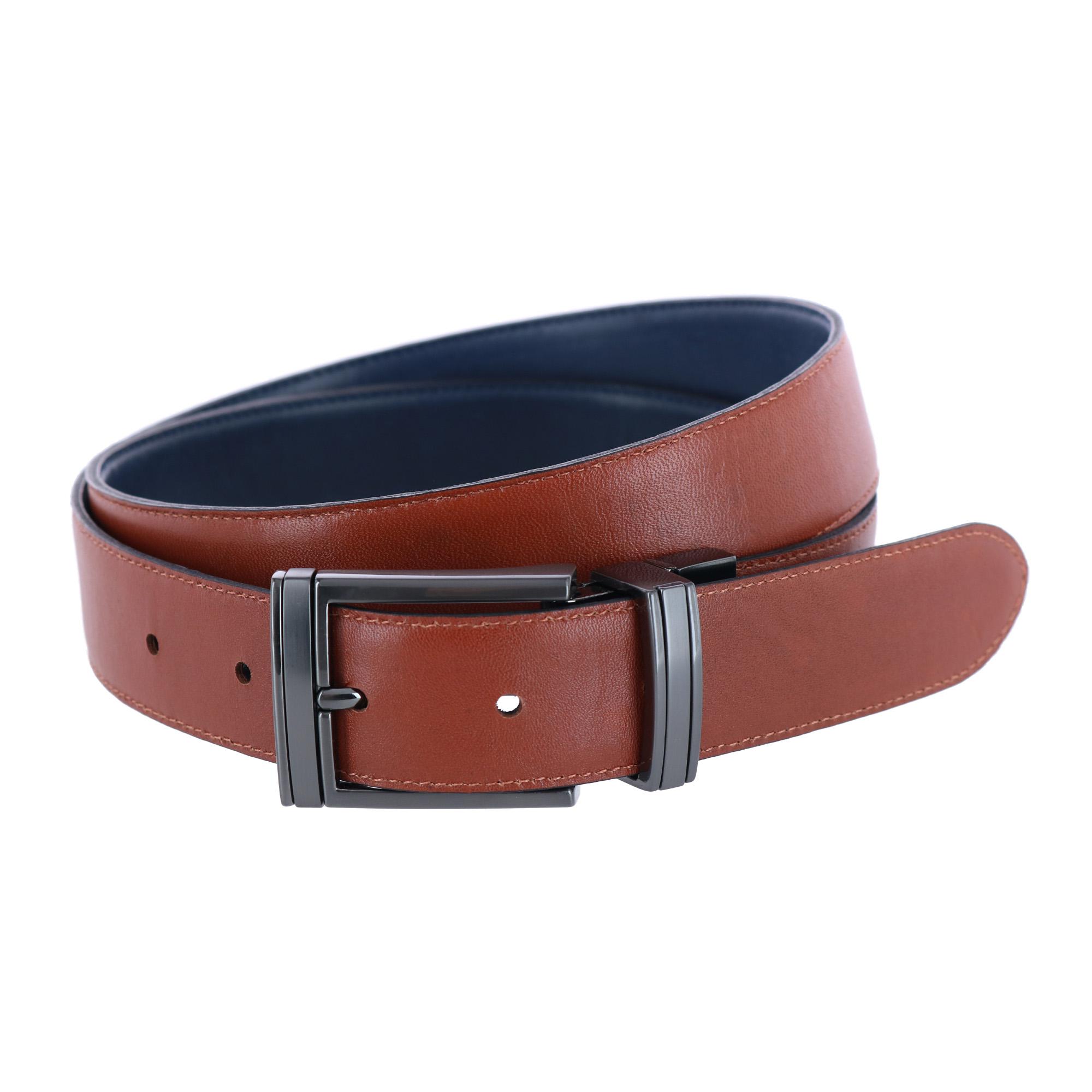 Maverick Reversible Leather Dress Belt