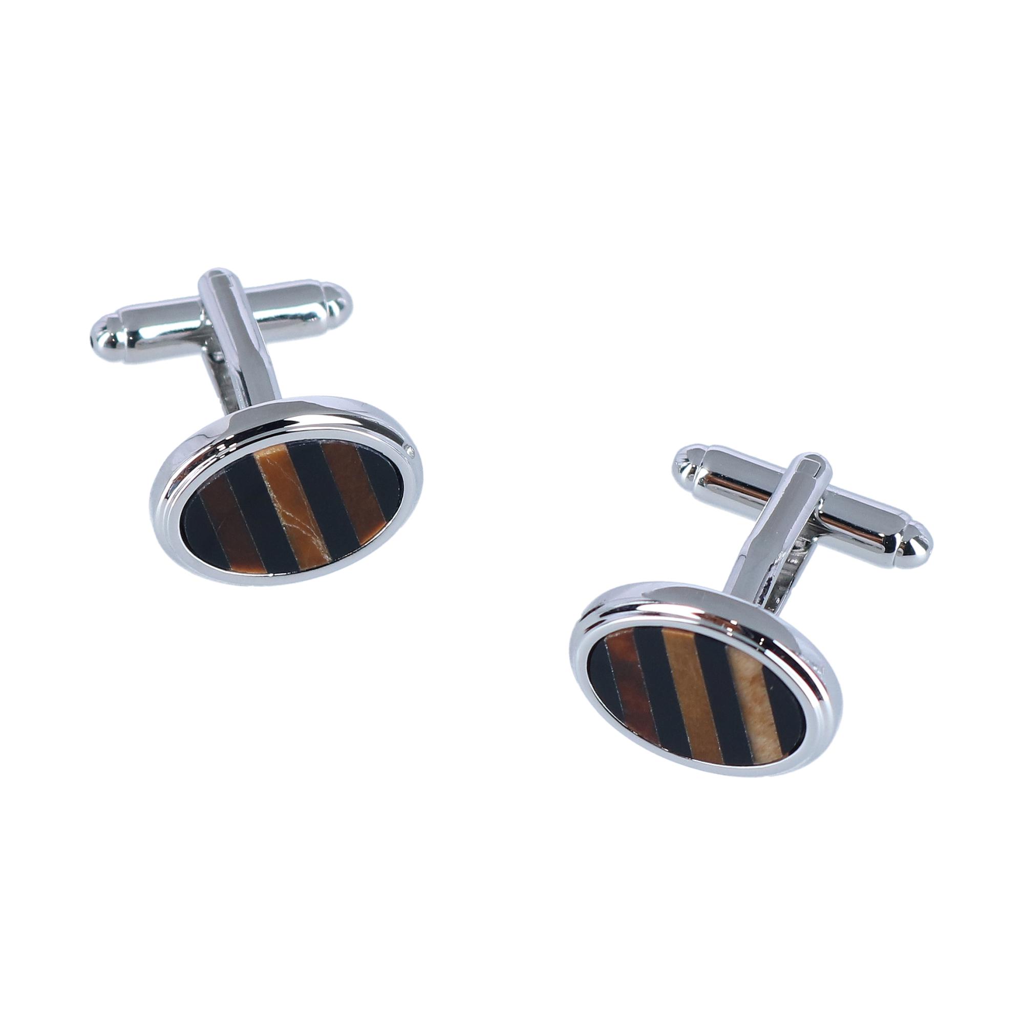 Raja the Tiger Eye Cufflinks (1 Pair)