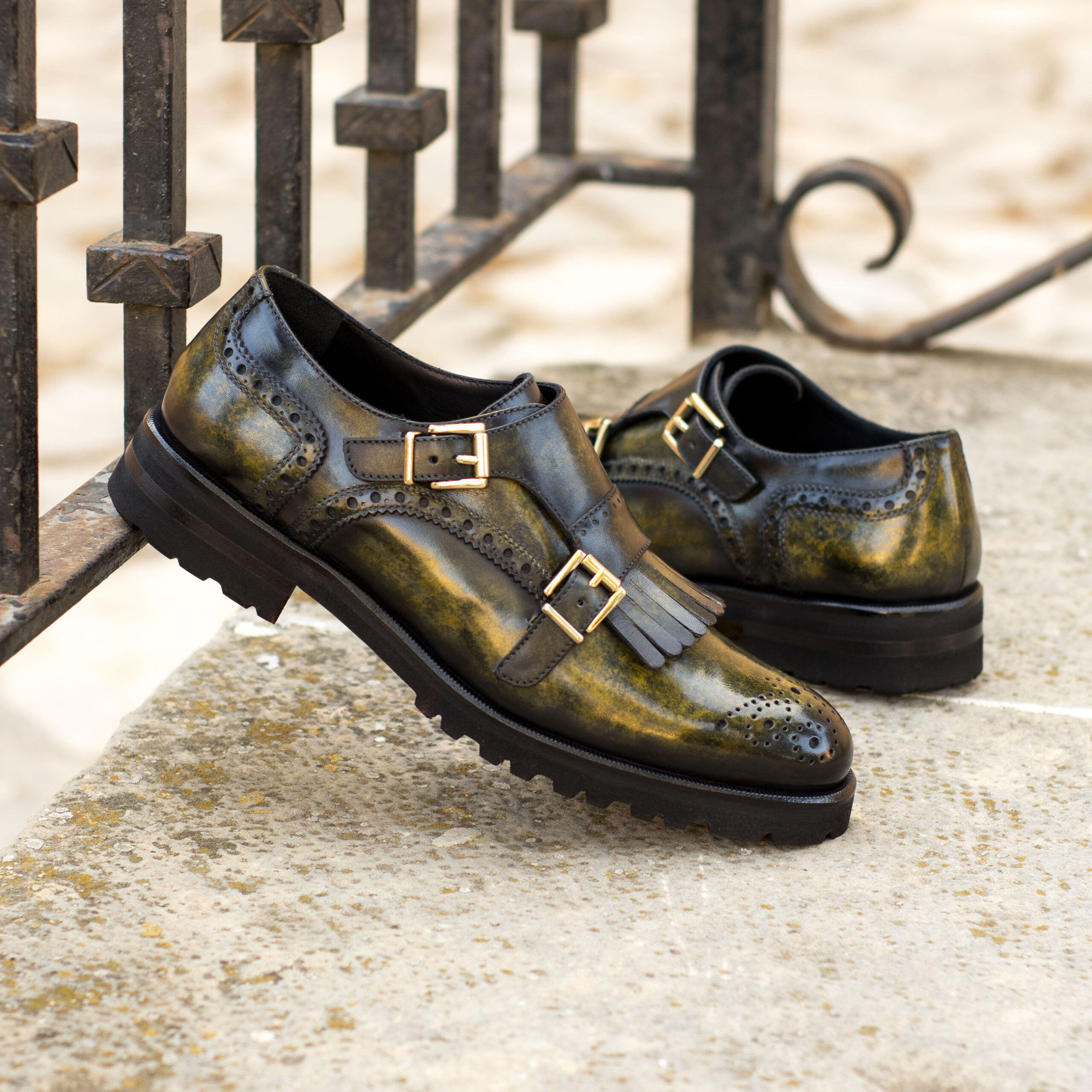 Model: Kiltie Monk Strap Woman