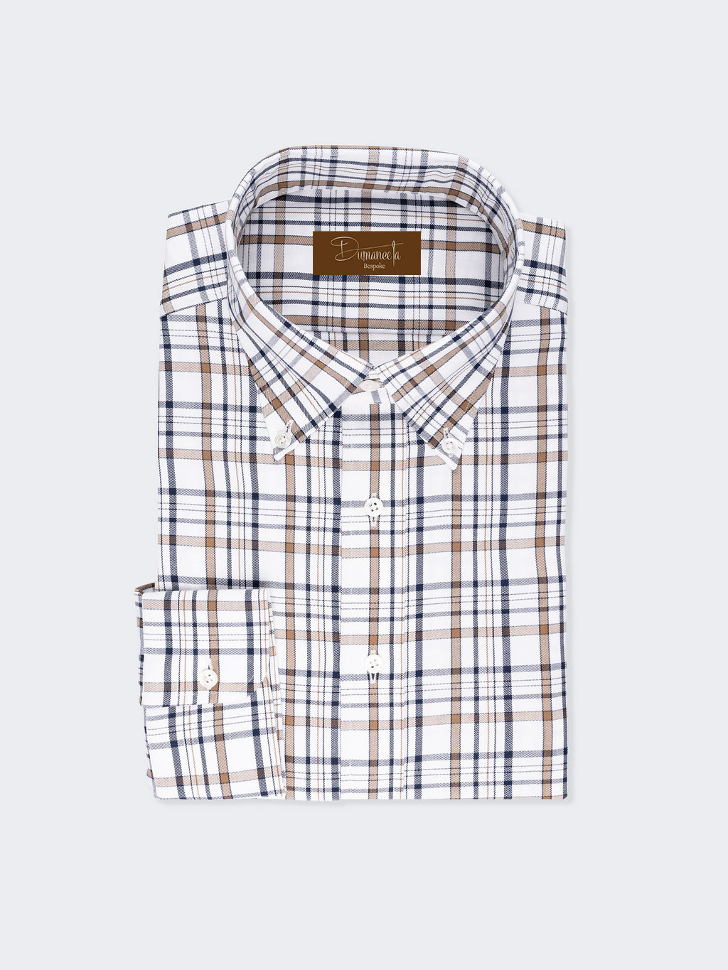 Brown & Black Plaid Shirt